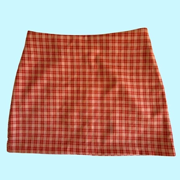 Urban Outfitters Dresses & Skirts - Urban Outfitters Pink Plaid Mini Skirt